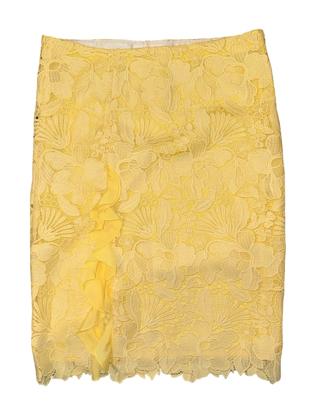 Des Phemmes floral embroidered skirt lemonade
